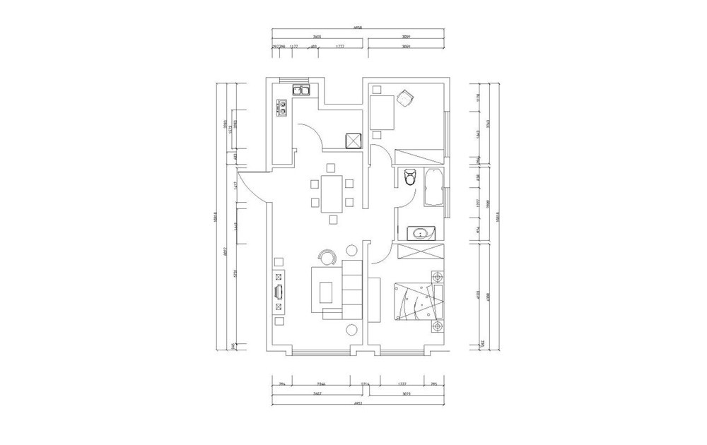 【力天装饰】王顶堤家园78㎡现代简约