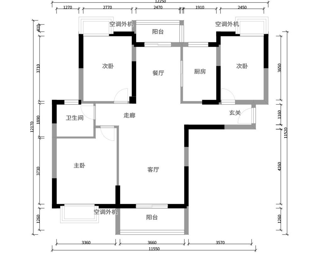 内敛纯净的北欧三居 童话故事般的家#